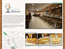 Tablet Screenshot of cerveceriaantonio.com